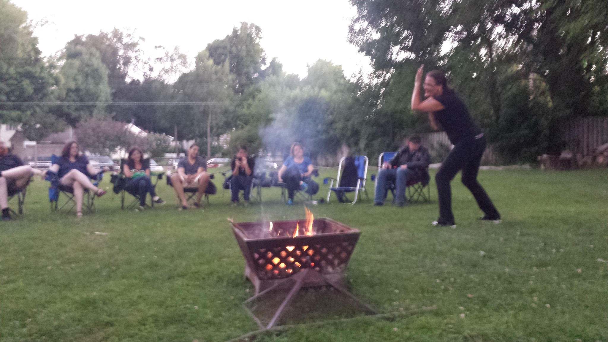Story Telling Bonfire by Riverside Raconteurs